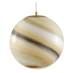 Подвесной светильник Lumion, 1х60W, золото, размеры (мм)-200x1000, плафон - бежевый