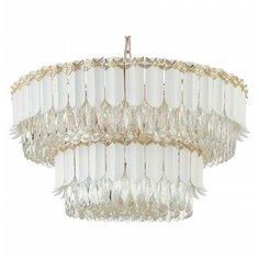 Подвесная люстра Favourite, 12х40W, золото, размеры (мм)-700x1170, плафон - белый, неокрашенный