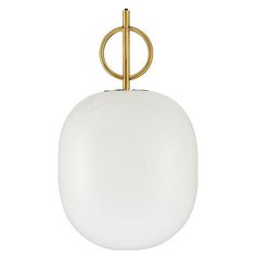 Подвесной светильник Favourite, 1х40W, латунь, размеры (мм)-170x1200, плафон - белый