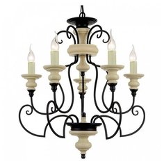 Подвесная люстра Favourite, 5х40W, разноцветный, размеры (мм)-600x1630