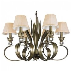 Подвесная люстра Lightstar, 6х40W, бронза, размеры (мм)-670x1300, плафон - слоновая кость