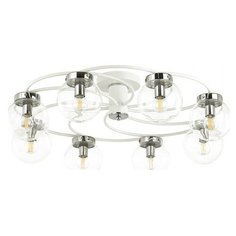 Потолочная люстра Lumion, 8х40W, белый, размеры (мм)-730x260, плафон - неокрашенный