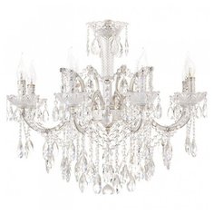 Подвесная люстра Escada, 8х40W, золото, размеры (мм)-760x1360, плафон - неокрашенный