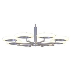 Подвесная люстра Favourite, 8х8W, серебро, размеры (мм)-820x1200, 3000К, плафон - белый