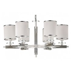 Подвесная люстра Escada, 6х60W, хром, размеры (мм)-710x865, плафон - белый