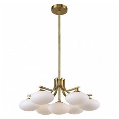 Люстра на штанге Favourite, 7х40W, бронза, размеры (мм)-640x845, плафон - белый