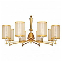 Подвесная люстра Favourite, 5х40W, латунь, размеры (мм)-680x1125, плафон - шампань