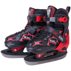 Коньки-ролики раздвижные кхл Switch, красный размер S (31-34) KHL