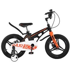Детский велосипед MaxiScoo Cosmic Deluxe 16" Черный матовый