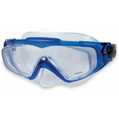 Маска INTEX для плавания синяя