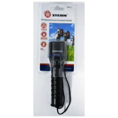 Фонарь светодиодный "Stern", ударопрочный корпус, влагозащищённый, 3 ярких светодиода, 2хАА