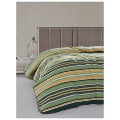 Плед KARNA хлопок "RAINBOW"; Зеленый; Размер: 2.0