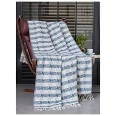 Плед KARNA хлопок; "SOLNA"; Размер: Евро