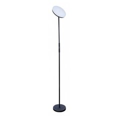 Торшер Arte Lamp, 1х20W, черный, размеры (мм)-252х1750, 3000К, плафон - белый, черный