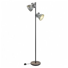 Торшер Eglo ПРОМО, 2х40W, разноцветный, размеры (мм)-270х1580, плафон - цинк состаренный