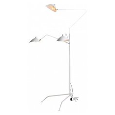 Торшер ST-Luce, 3х40W, белый, размеры (мм)-1550х2050, плафон - белый