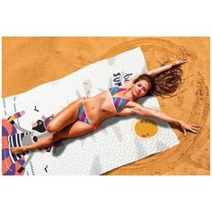 Пляжное покрывало; ПППА038-20380; Размер: 145 х 200 Сирень