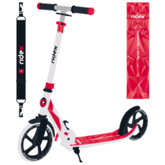 Самокат Ridex 2-колесный Marvellous 200 мм, белый/красный