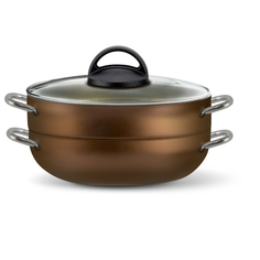 Пароварка с крышкой 24 см PENSOFAL PEN 3326 DIAMANTE VaporFriggi 5,4 л общ/2,5 л нижняя