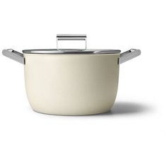 Кастрюля 26 см 7,7 л Smeg CKFC2611CRM