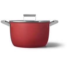 Кастрюля 26 см 7,7 л Smeg CKFC2611RDM