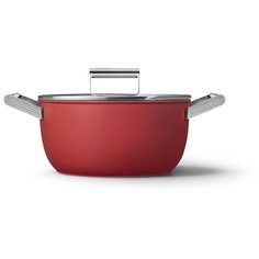 Кастрюля 24 см 4,6 л Smeg CKFC2411RDM