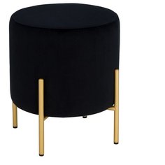 Пуф Baltimore черный велюр Storeforhome