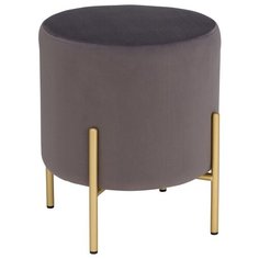 Пуф Baltimore серый велюр Storeforhome