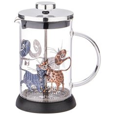 Френч-пресс Agness, 600 мл, серия "Котики" (894-121)