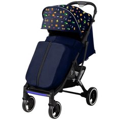 Прогулочная коляска Dearest 819 Black Premium Set Family Blue