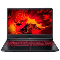 Ноутбук Acer Nitro 5 AN515-55-749U (Intel Core i7 10750H 2600 MHz/15.6"/1920x1080/16GB/256GB SSD/1000GB HDD/DVD нет/NVIDIA GeForce GTX 1660 Ti 6GB/Wi-Fi/Bluetooth/Windows 10 Home) NH.Q7PER.00L, черный