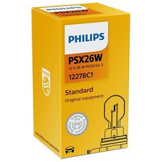 Лампа автомобильная галогенная Philips Standard 12278C1 PSX26W 12V 26W 1 шт.