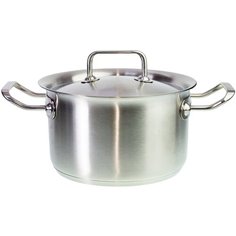 Кастрюля с крышкой Professional из нержавеющей стали PROFFI KITCHEN PKT0221, 3,7 л