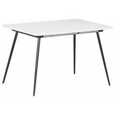 Стол кухонный TetChair VIRGO, раскладной, ДхШ: 120 х 80 см, длина в разложенном виде: 160 см, белый/черный