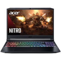 Ноутбук Acer Nitro 5 AN515-45-R5S3 (AMD Ryzen 7 5800H 3200 MHz/15.6"/1920x1080/16GB/512GB SSD/DVD нет/NVIDIA GeForce RTX 3060 6GB/Wi-Fi/Bluetooth/Windows 10 Home) NH.QBCER.00B, черный