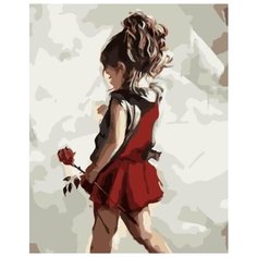 Картина по номерам "Юная леди", 40x50 см Цветной