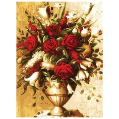 Картина по номерам "Элегантный букет", 30x40 см Белоснежка