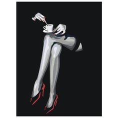 Картина по номерам "Ножки", 30x40 см