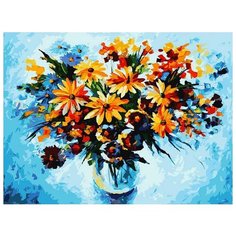 Картина по номерам Белоснежка "Ромашки 2", 30x40 см
