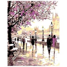 Картина по номерам Живопись по Номерам "Прогулка по набережной", 40x50 см