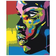 Картина по номерам Живопись по Номерам "Радужный лик", 40x50 см