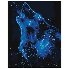 Картина по номерам Живопись по Номерам "Неоновый волк", 40x50 см