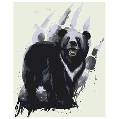Картина по номерам Живопись по Номерам "Медведь гризли", 40x50 см
