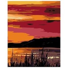 Картина по номерам Живопись по Номерам "Речной закат 2", 40x50 см