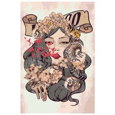 Картина по номерам Живопись по Номерам "Знаки зодиака. Весы 2", 40x60 см