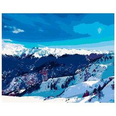 Картина по номерам Живопись по Номерам "Величие гор", 40x50 см