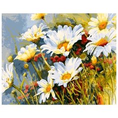 Картина по номерам Цветной "Ромашки 2", 40x50 см
