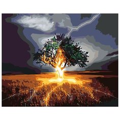 Картина по номерам Живопись по Номерам "Молния", 40x50 см