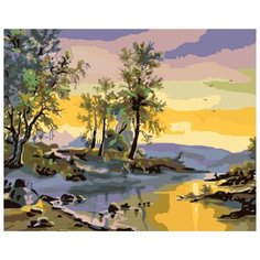 Картина по номерам Живопись по Номерам "Природа на закате", 40x50 см