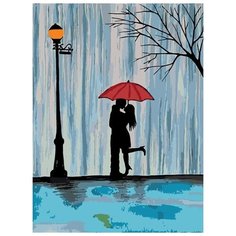 Картина по номерам Живопись по Номерам "Прощание под дождем", 30x40 см